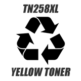 Tech-Remanufactured TN258XL Brother TN258XL Yellow High Yield Toner Cartridge